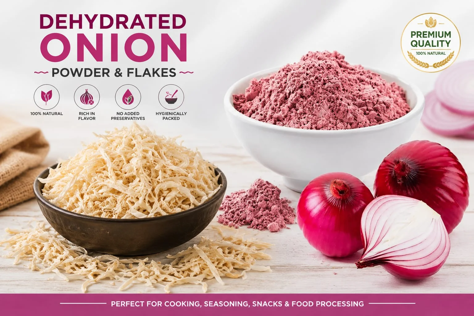 Dehydrated Onion Flakes